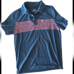 Vineyard Vines Edgartown Polo in Dark Gray